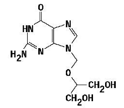 Ganciclovir (Structural formula)