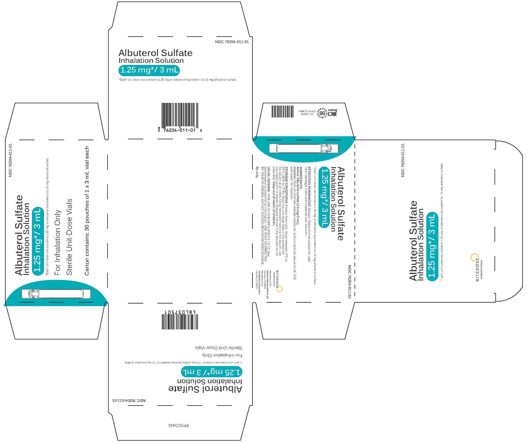 1.25 mg singles carton