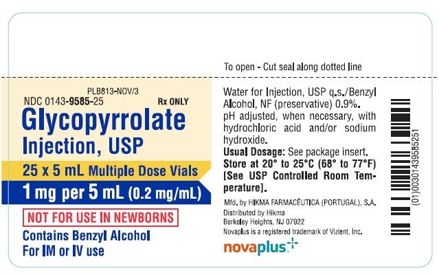 Glycopyrrolate Injection - FDA prescribing information Glycopyrrolate Injection - FDA prescribing information
