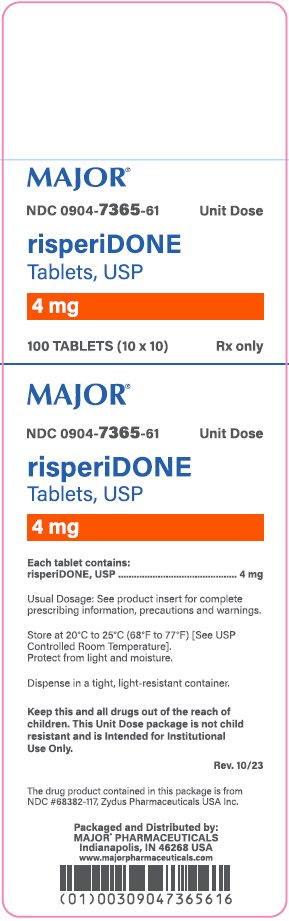 4mg carton label
