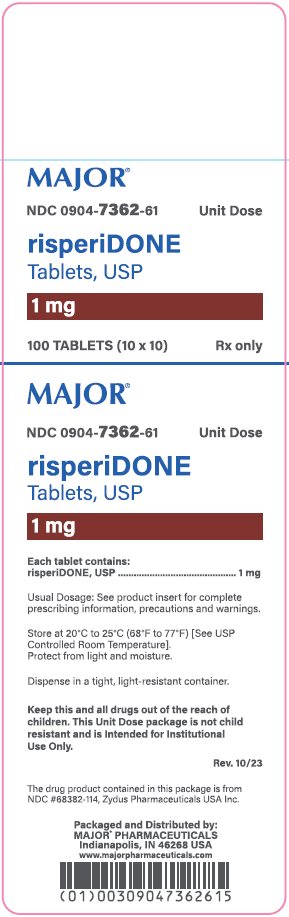 1mg carton label