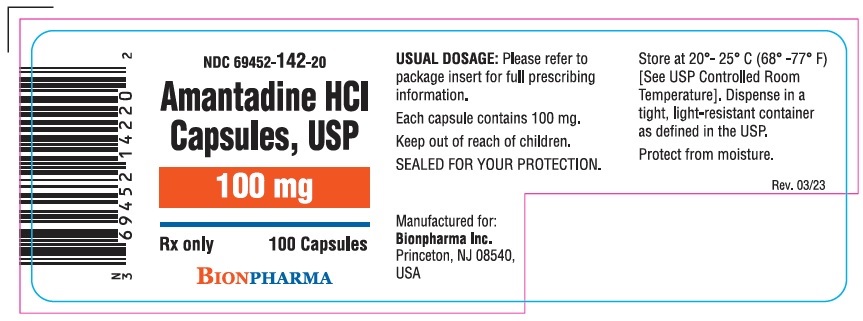 100 mg container Label