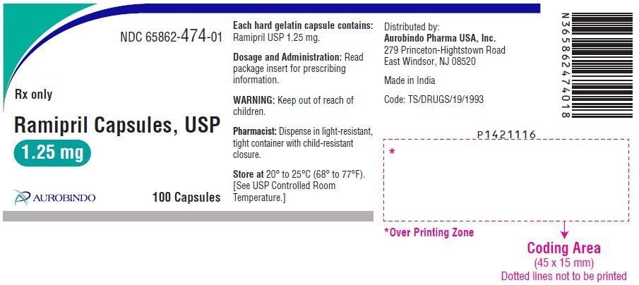 PACKAGE LABEL-PRINCIPAL DISPLAY PANEL - 1.25 mg (100 Capsule Bottle)