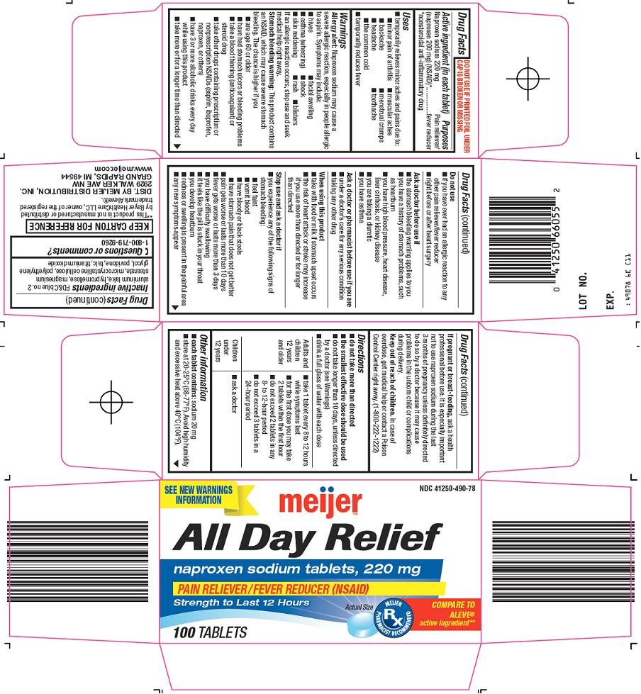 All Day Relief Tablets Carton
