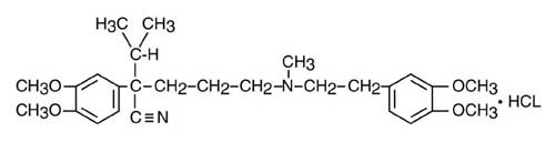 verapamil chem structure