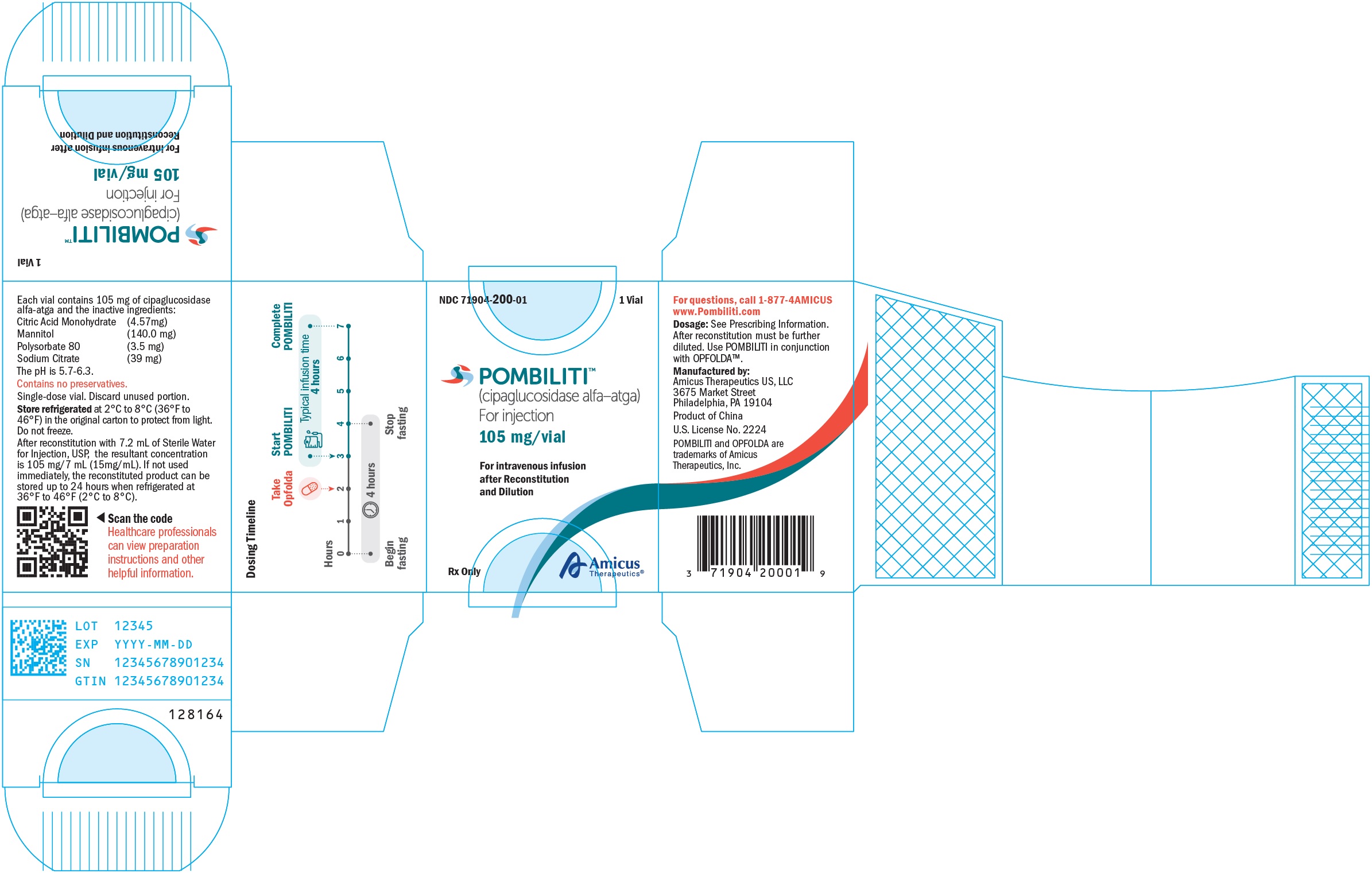 1 Count Vial Label