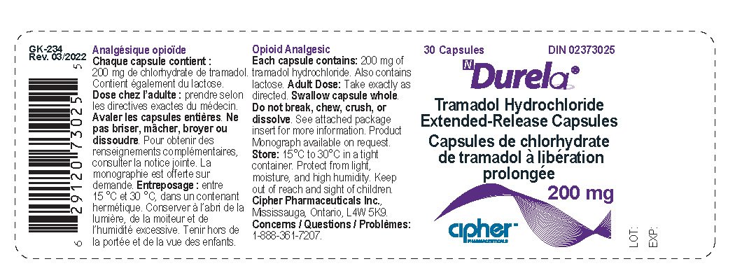 Tramadol 200mg capsules