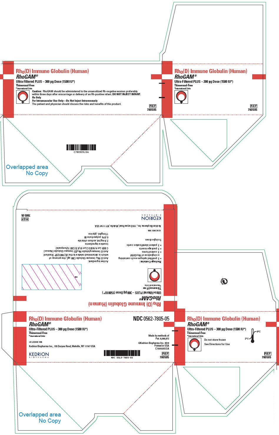 PRINCIPAL DISPLAY PANEL - 300 μg Syringe Pouch Carton - 05