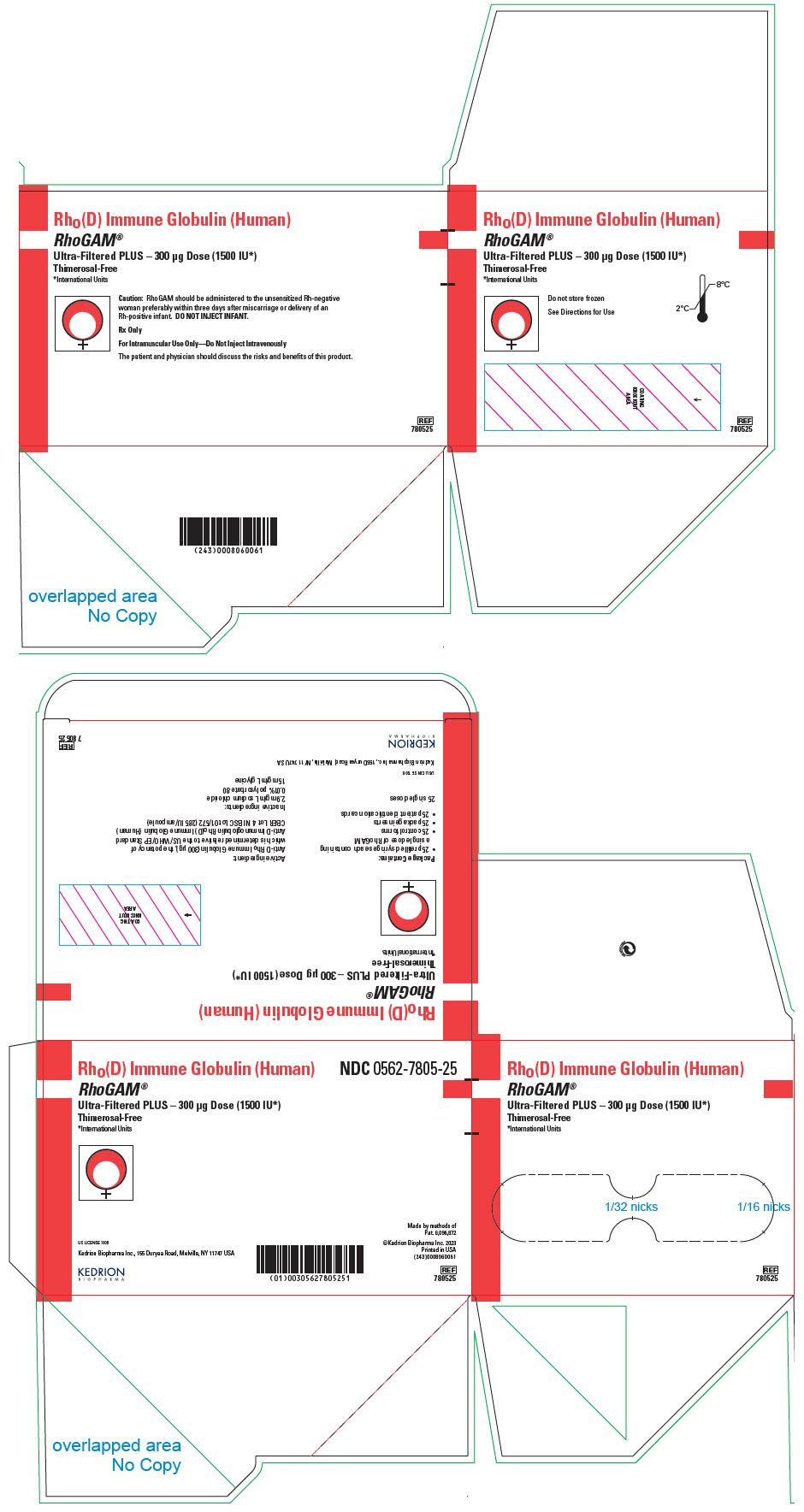 PRINCIPAL DISPLAY PANEL - 300 μg Syringe Pouch Carton - 25