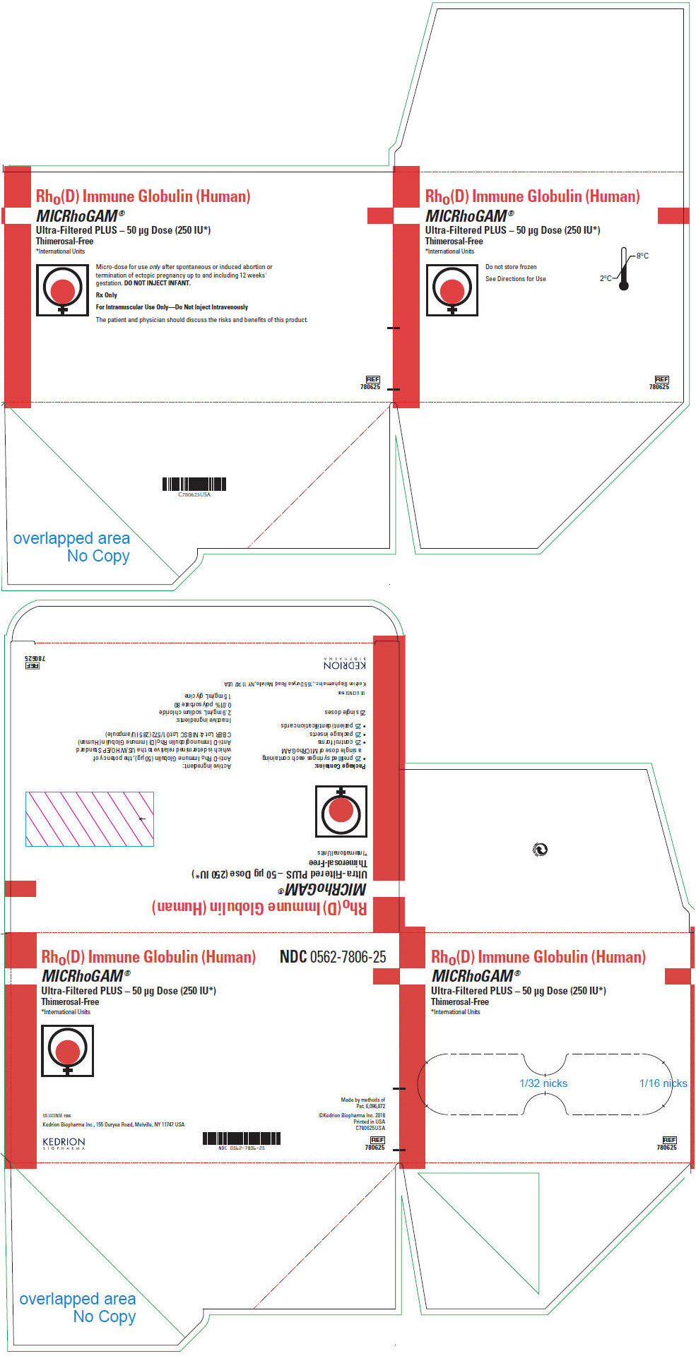 PRINCIPAL DISPLAY PANEL - 50 μg Syringe Pouch Carton - 25