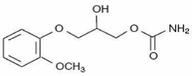 Methocarbamol Structure