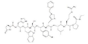 Structure of Histrelin