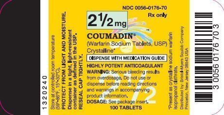 COUMADIN 2.5 mg 100 Tablets