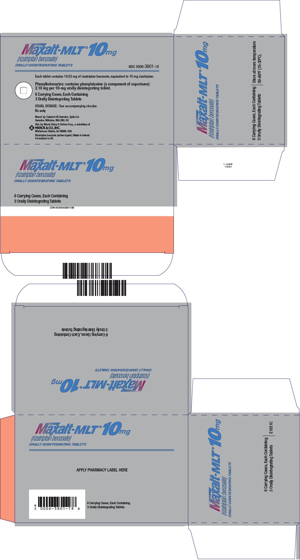 maxalt 10mg ingredients