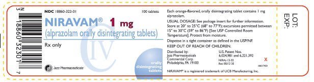 1 mg Label