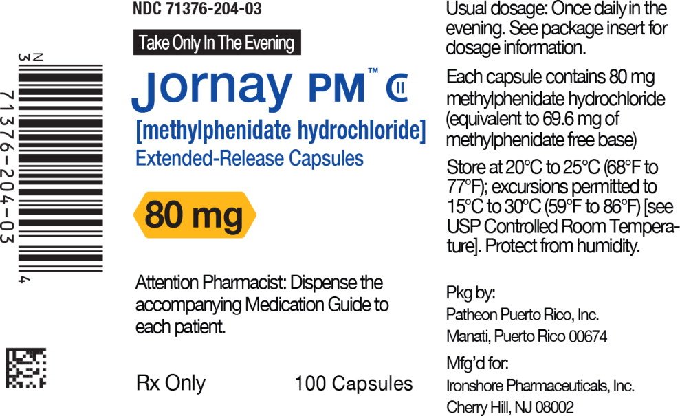 Jornay PM FDA prescribing information, side effects and uses