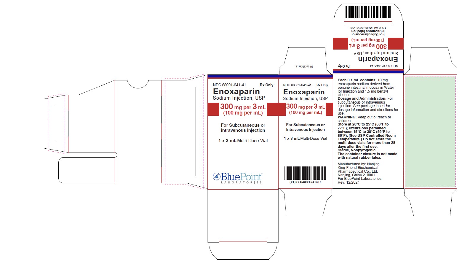 Enoxaparin Inj Multi dose carton