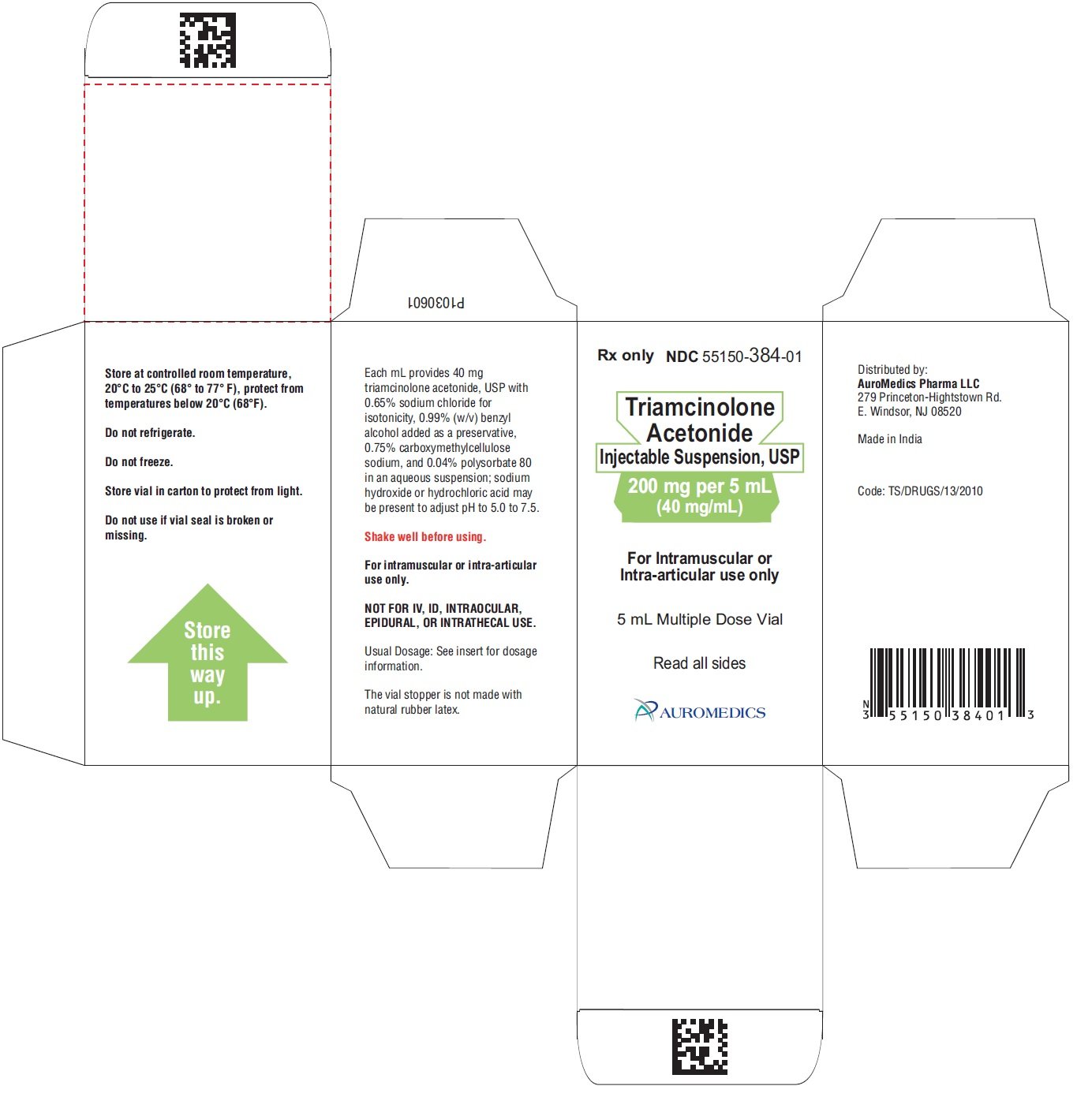 PACKAGE LABEL-PRINCIPAL DISPLAY PANEL-200 mg per 5 mL (40 mg/mL) - Container-Carton (1 Vial)