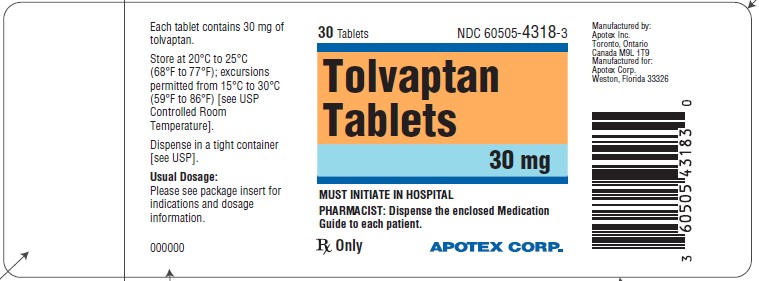 30 mg tablet bottle label