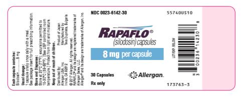 Principal Display Panel
NDC 0023-6142-30
RAPAFLO
8 mg per capsule
30 Capsules
Rx Only
