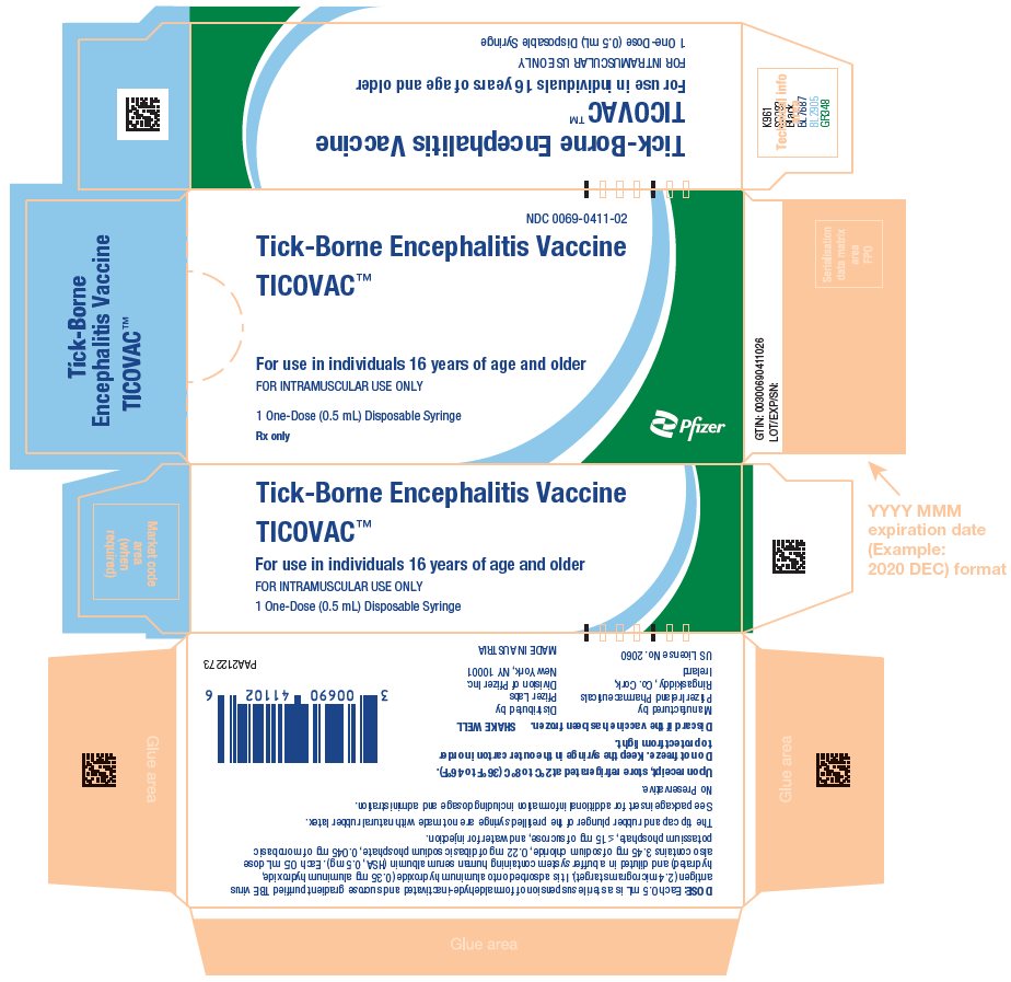 PRINCIPAL DISPLAY PANEL - 0.5 mL Syringe Carton - 0069-0411-02
