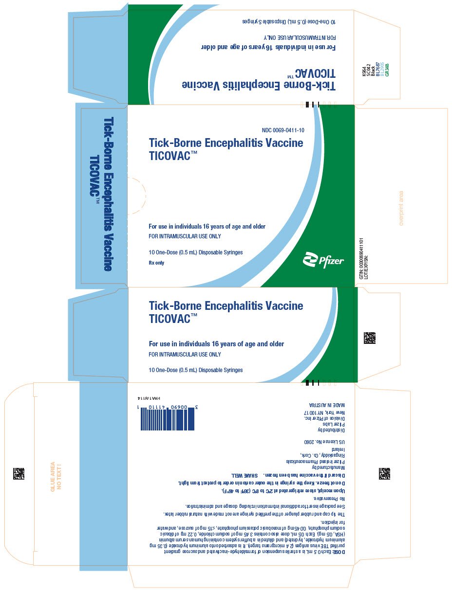 PRINCIPAL DISPLAY PANEL - 0.5 mL Syringe Carton - 0069-0411-10