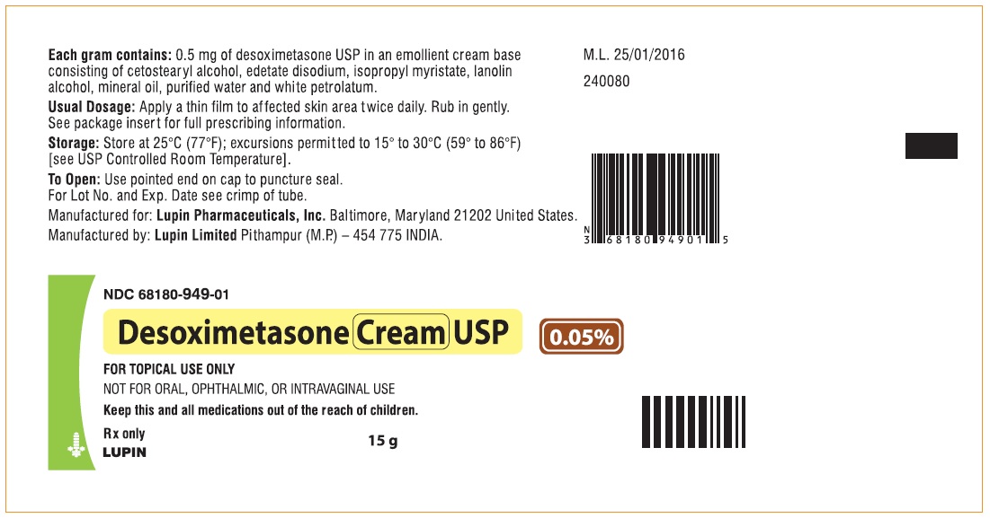 Desoximetasone cream package insert prescribing info
