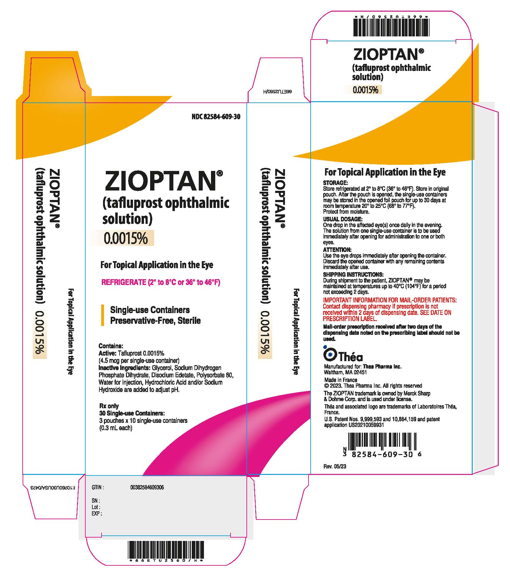 Zioptan carton