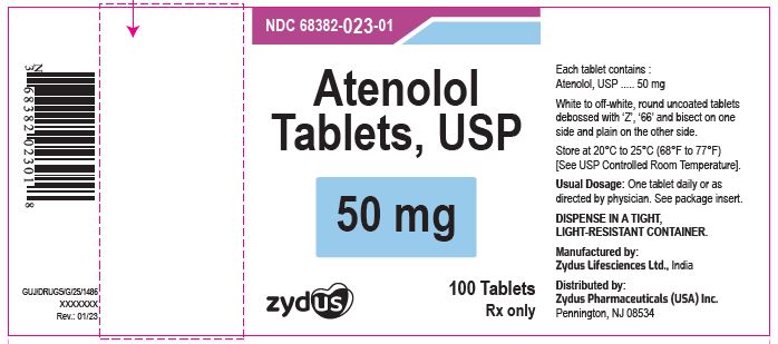 Atenolol Tablets, 50 mg