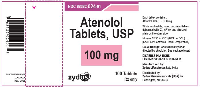 Atenolol Tablets, 100 mg