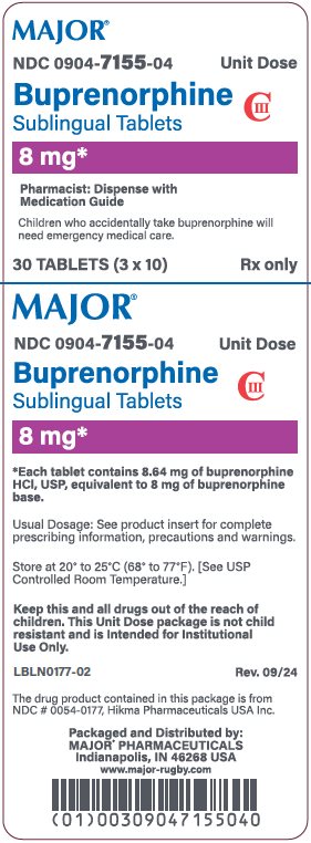 8mg* carton label