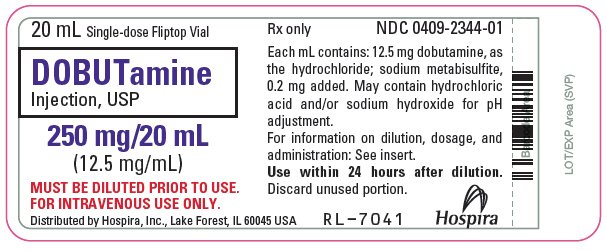 PRINCIPAL DISPLAY PANEL - 20 mL Vial Label - 2344-01
