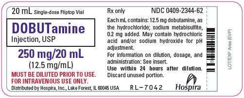 PRINCIPAL DISPLAY PANEL - 20 mL Vial Label - 2344-62