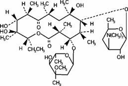 Chemical Structure - erythromycin
