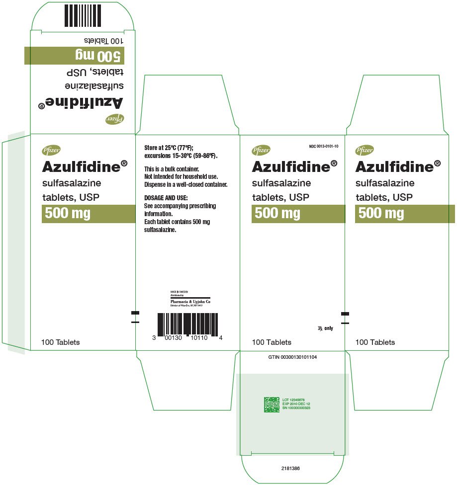 PRINCIPAL DISPLAY PANEL - 500 mg Tablet Bottle Carton - 0101-10