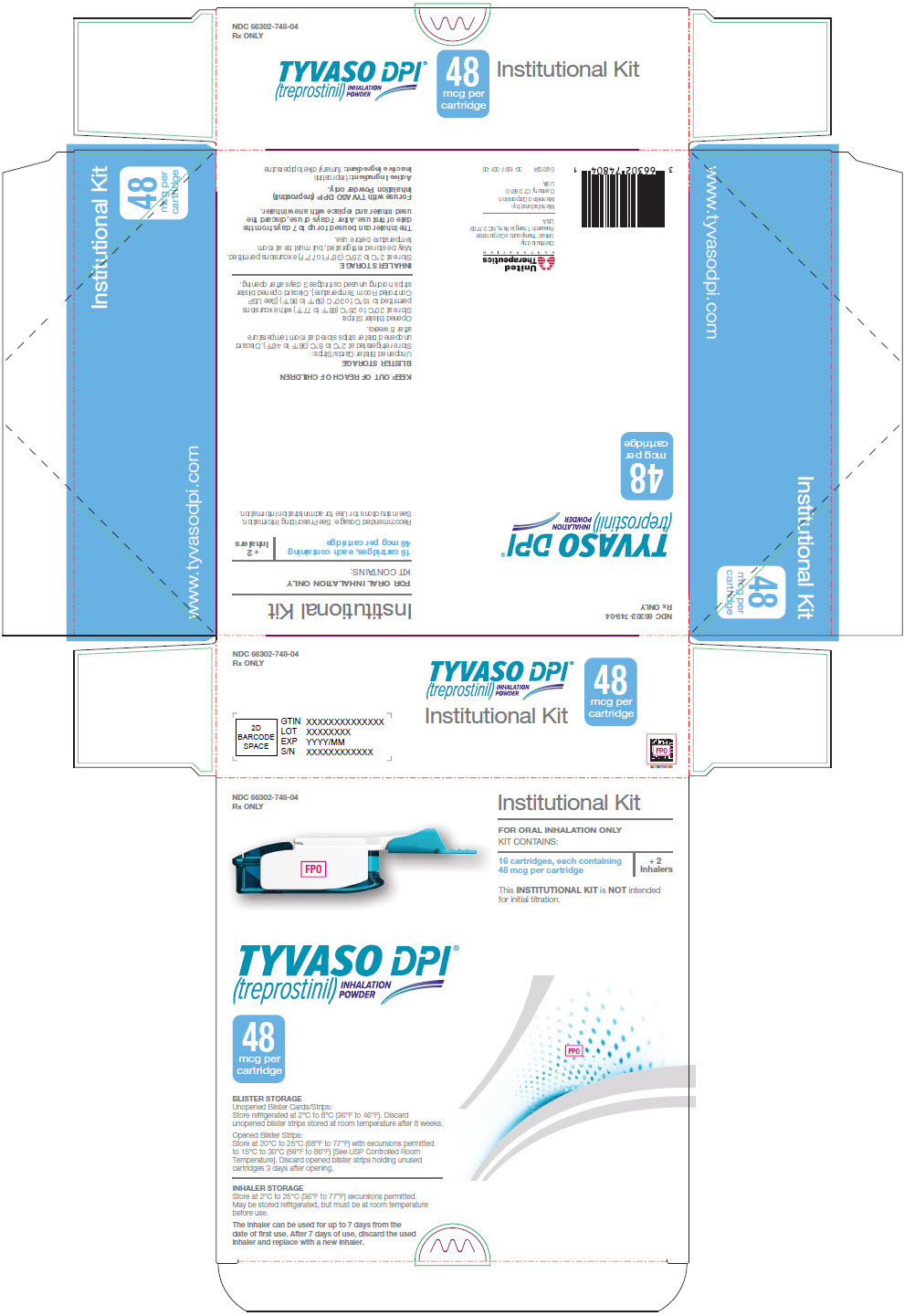 PRINCIPAL DISPLAY PANEL - 48 mcg Institutional Kit