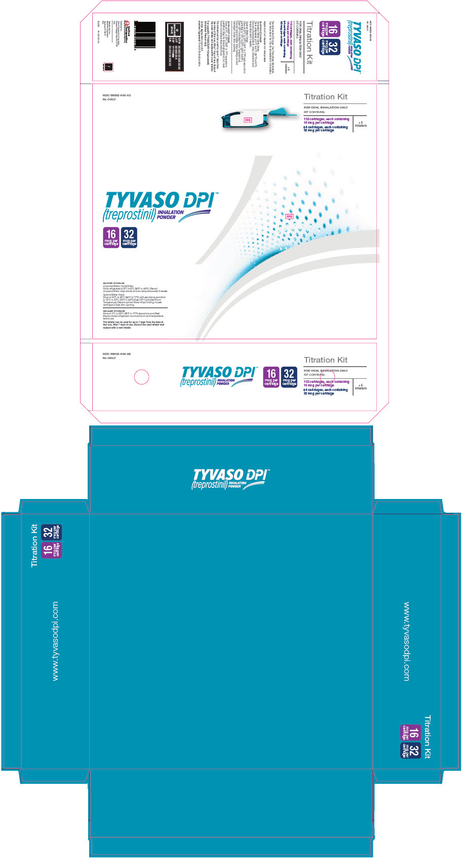 PRINCIPAL DISPLAY PANEL - 16 mcg 32 mcg Titration Kit