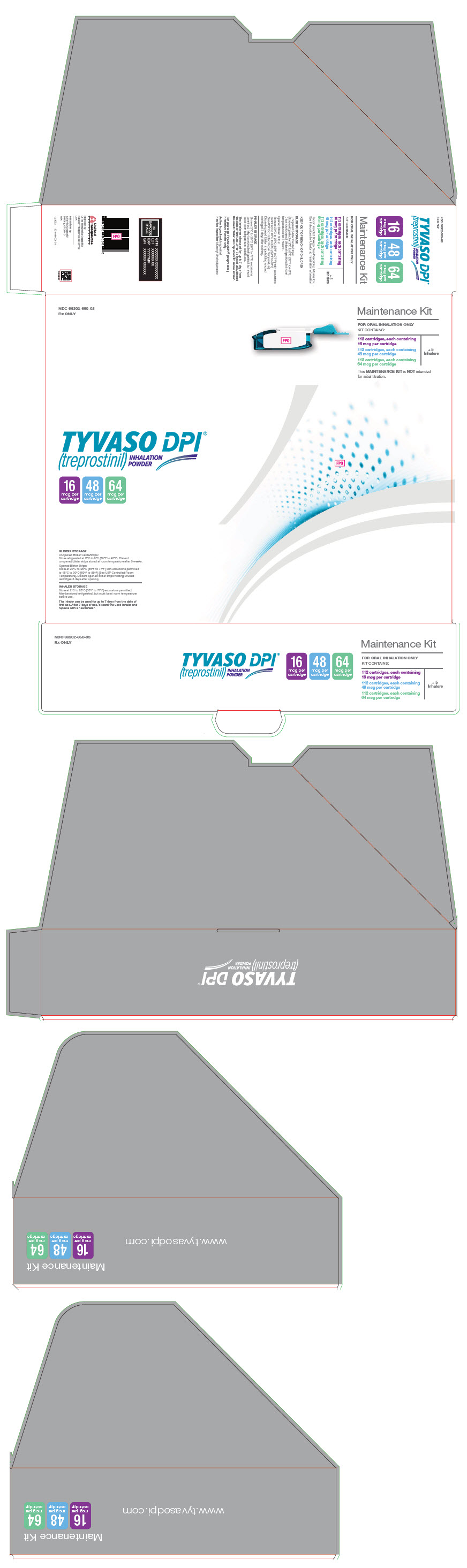 PRINCIPAL DISPLAY PANEL - 16 mcg 48 mcg 64 mcg Maintenance Kit