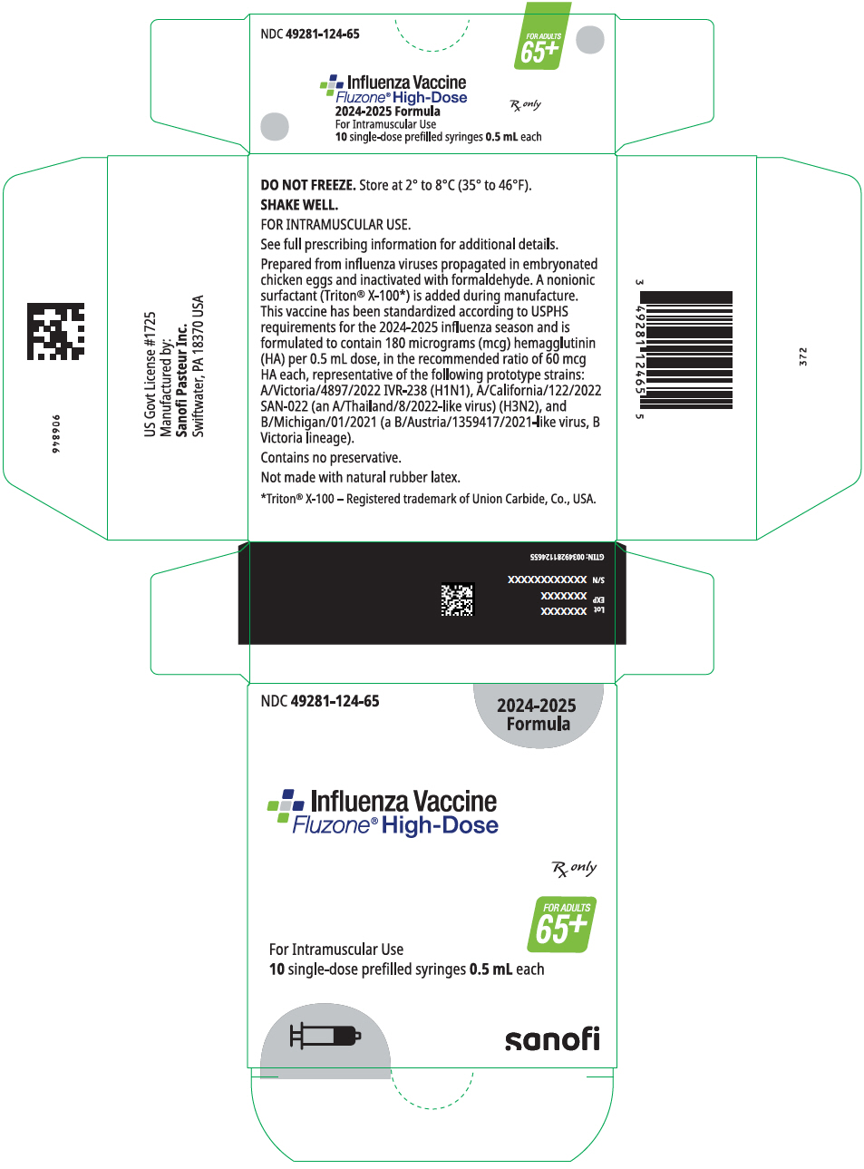 PRINCIPAL DISPLAY PANEL - 0.5 mL Syringe Package - 906846