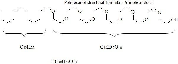 polidocanol Structural Formula