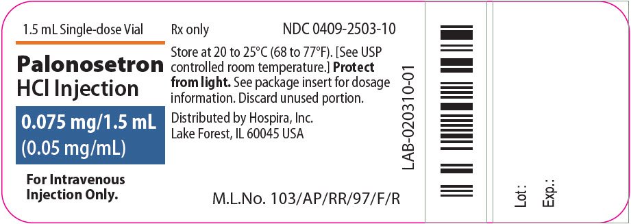 PRINCIPAL DISPLAY PANEL - 1.5 mL Vial Label