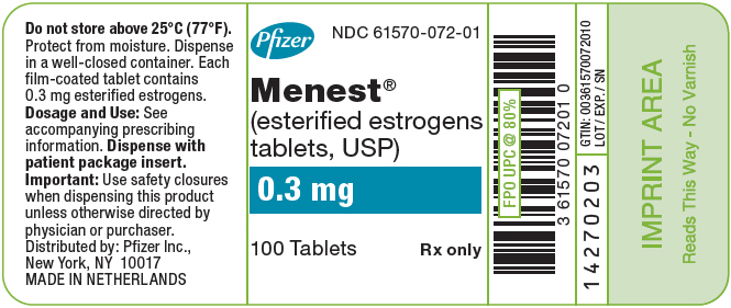 PRINCIPAL DISPLAY PANEL - 0.3 mg Tablet Bottle Label