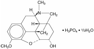 Codeine Phosphate chemical structure