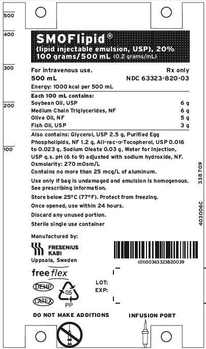 PACKAGE LABEL - PRINCIPAL DISPLAY – SMOFlipid
