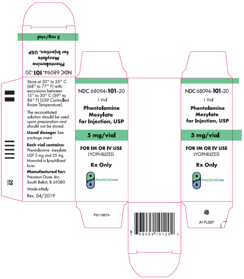 Principal Display Panel - 5 mg Vial Carton