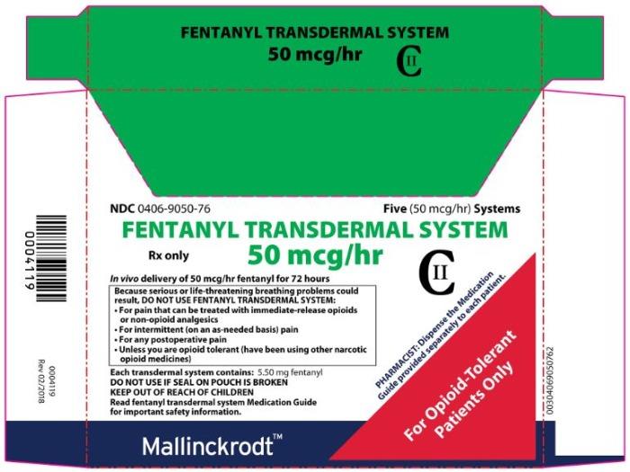 PRINCIPAL DISPLAY PANEL - 50 mcg/hr