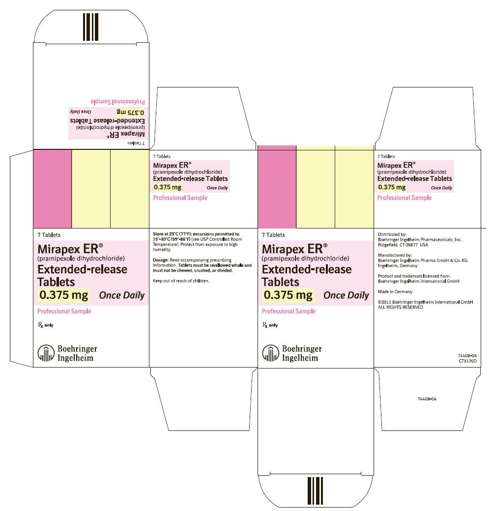 Mirapex ER - FDA prescribing information, side effects and uses