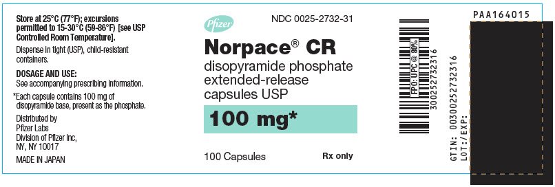 Principle Display Panel - 100 mg Capsule Bottle Label - NDC 0025-2732-31
