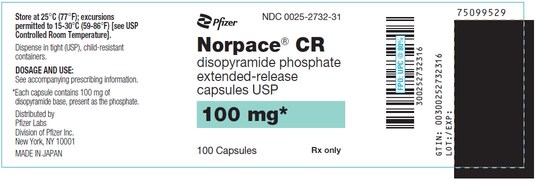 PRINCIPAL DISPLAY PANEL - 100 mg Capsule Bottle Label - NDC 0025-2732-31