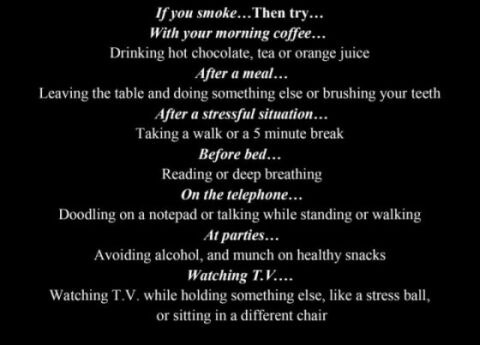If you smoke ...